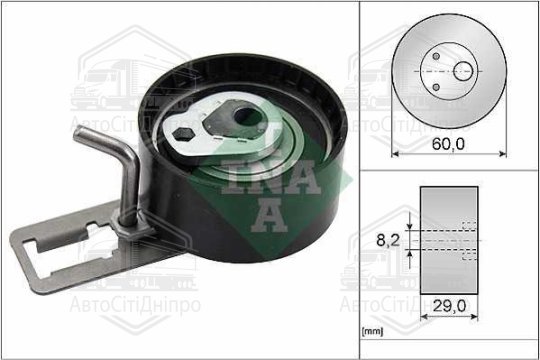 Насос водяний VW Ruville 65407 (Вир-во INA)