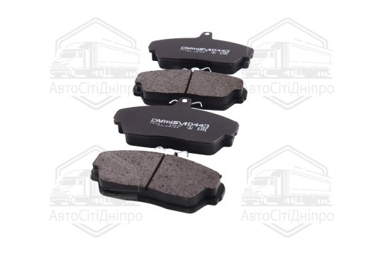 Колодка гальм. ГАЗ 3302 перед. (компл. 4шт.) (вир-во Dafmi)