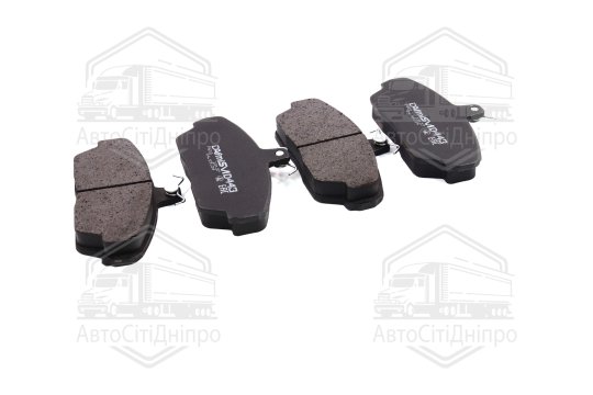 Колодка гальм. ГАЗ 3302 перед. (компл. 4шт.) (вир-во Dafmi)