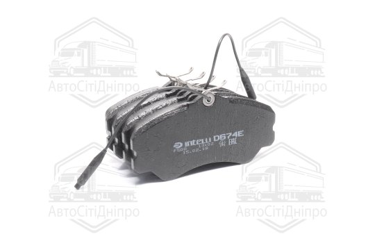 Колодка гальм. диск. FIAT Ducato передн. (вир-во Intelli)