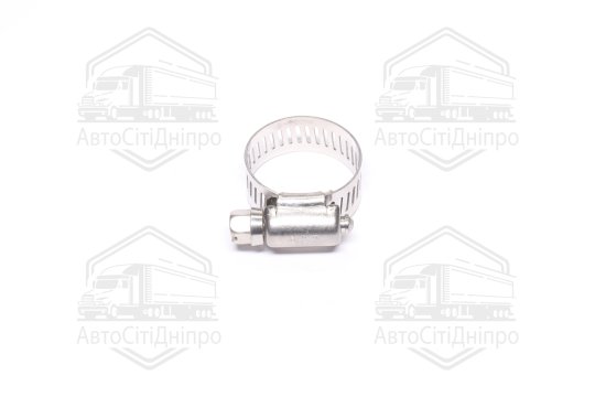 Хомут нержавіюча сталь 12,7 мм D 16-25 мм (INTERTOOL)