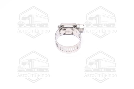 Хомут нержавіюча сталь 12,7 мм D 16-25 мм (INTERTOOL)