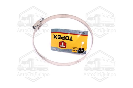 Хомут нержавіюча сталь 12,7 мм D 21-44 мм (INTERTOOL)