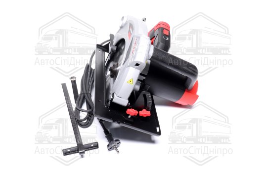 Пила дискова 2000 Вт, 5000 об/хв, кут 90-45, глибина розпилу 85-56 мм, диск 235*30 мм, 40 зубів,