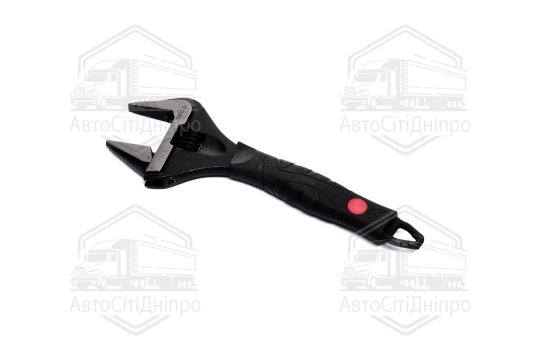 Ключ розвідний 300мм кований, рукоятка TPR, HRC 40~50, Cr-V STORM(INTERTOOL)