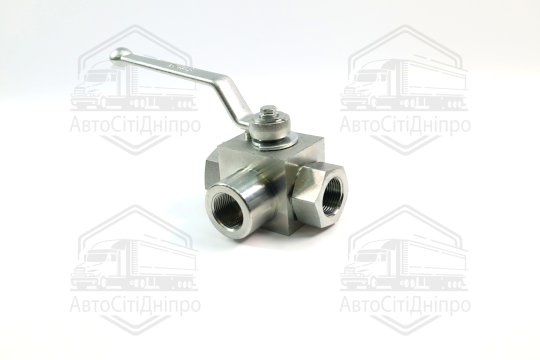 Кран кульовий гідравлічний 3-х ходовий 3/4 дюйма (ТМ JUBANA)