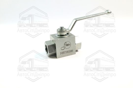 Кран кульовий гідравлічний 3-х ходовий 3/4 дюйма (ТМ JUBANA)