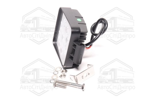 Фара LED квадратна 27W, 9 ламп, 110*164мм, вузький промінь 9-32V 6000K (LITLEDA, JUBANA)