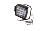 Фара LED квадратна 48W, 16 ламп, 110*110мм, 3300Lm широкий промінь 12/24V 6000K (LITLEDA, JUBANA)