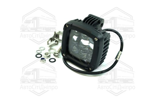 Фара LED квадр. ДЛЯ ОПТИРКУВАЧІВ світло СИНЄ 27W (9*3W), 99*127*71мм, 2700Lm (LITLEDA, JUBANA)