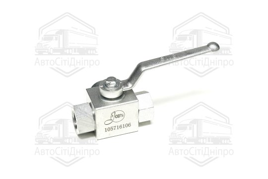 Кран кульовий гідравл. 3-х ходовий S19-S19-S19 (М16х1,5-М16х1,5-М16х1,5) (ТМ JUBANA