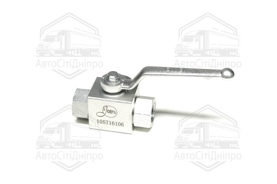 Кран кульовий гідравл. 3-х ходовий S19-S19-S19 (М16х1,5-М16х1,5-М16х1,5) (ТМ JUBANA