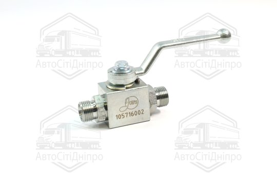 Кран кульовий гідравлічний 2-х ходовий  S22-S22 (М18х1,5-М18х1,5) (ТМ JUBANA)