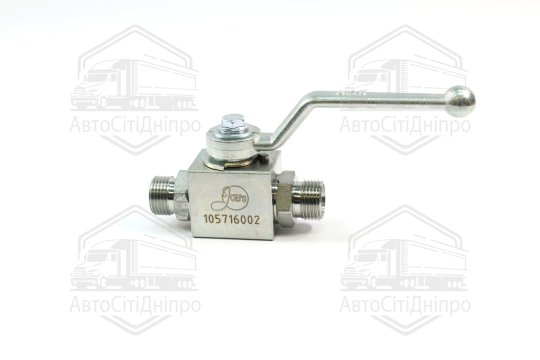 Кран кульовий гідравлічний 2-х ходовий  S22-S22 (М18х1,5-М18х1,5) (ТМ JUBANA)