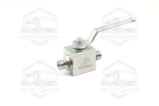 Кран кульовий гідравл. 3-х ходовий S22-S22-S22 (М18х1,5-М18х1,5-М18х1,5) (ТМ JUBANA