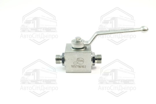 Кран кульовий гідравл. 3-х ходовий S22-S22-S22 (М18х1,5-М18х1,5-М18х1,5) (ТМ JUBANA