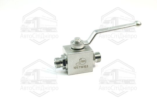 Кран кульовий гідравл. 3-х ходовий S24хS24хS24 (М20*1,5-М20*1,5-М20*1,5) (ТМ JUBANA