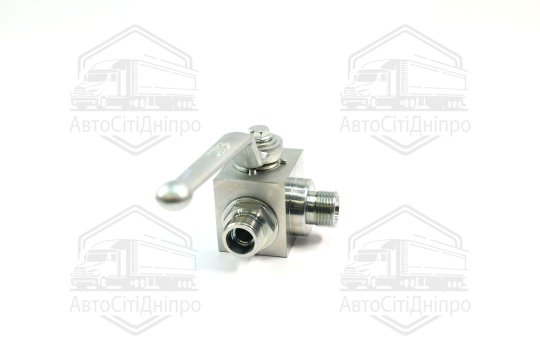 Кран кульовий гідравл. 3-х ходовий S24хS24хS24 (М20*1,5-М20*1,5-М20*1,5) (ТМ JUBANA