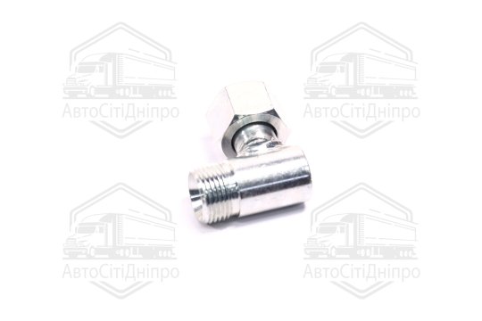 Штуцер кутовий М20х1,5-М20х1,5 з гайкою S 24 (ТМ JUBANA)