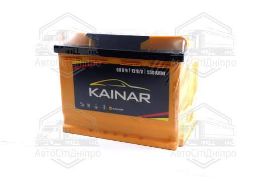 Акумулятор   60Ah-12v KAINAR (242х175х190),R,EN550