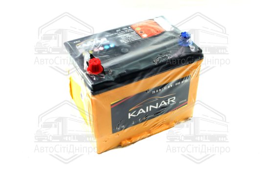 Акумулятор 75Ah-12v KAINAR Asia (258x173x220),L,EN640 Азія