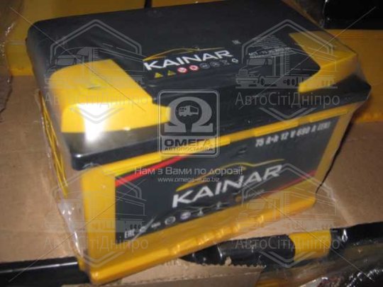 Акумулятор   75Ah-12v KAINAR (278x175x190),R,EN690