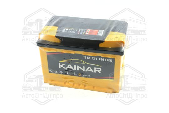 Акумулятор   75Ah-12v KAINAR (278x175x190),L,EN690