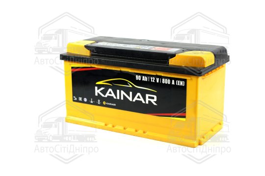 Акумулятор   90Ah-12v KAINAR (353х175х190),L,EN800