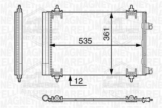 Водяний насос (Вир-во Magneti Marelli кор.код. WPQ0641)