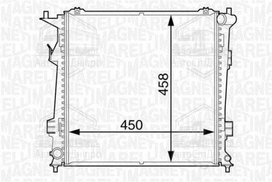 Водяний насос (Вир-во Magneti Marelli кор.код. WPQ1173)