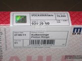 Кільця поршневі VAG 79,51 1,9D/TD-2,4D (вир-во Mahle)