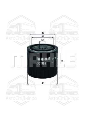 Фільтр масляний двигуна (вир-во Knecht-Mahle)