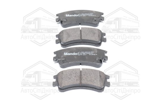 Колодки гальм. диск. MAZDA 6 передн. (вир-во Mando)