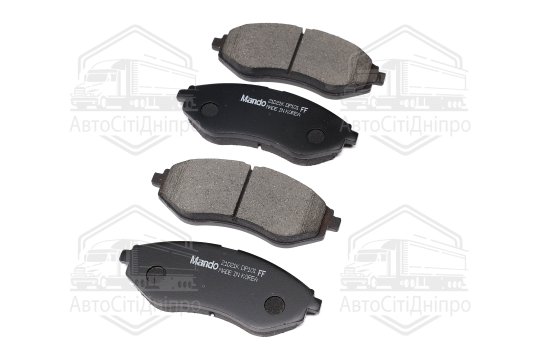 Колодки гальм. DAEWOO, CHEVROLET (компл.) (вир-во Mando)
