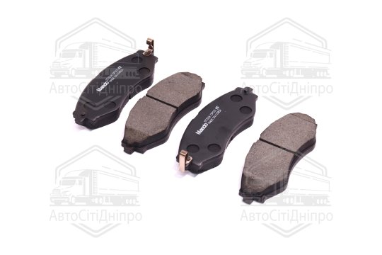 Колодка гальм. диск. DAEWOO LEGANZA передн. (вир-во Mando)