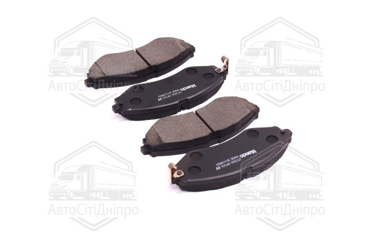 Колодка гальм. диск. DAEWOO LEGANZA передн. (вир-во Mando)