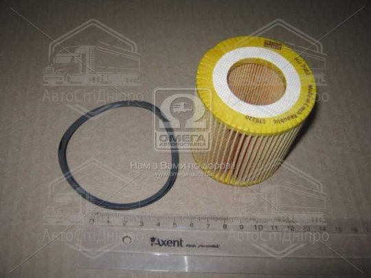 Фільтр масляний двигуна Ford Ranger 2012 2.2 TDCi 11- (вир-во MANN)