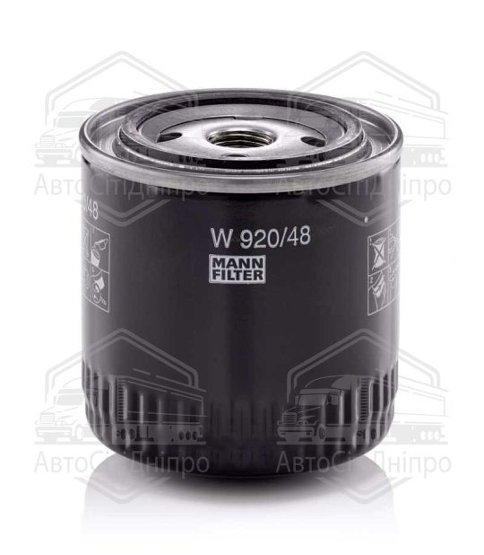 Фільтр масляний двигуна NISSAN PATHFINDER, NAVARA 2.5 dCi 05- (вир-во MANN)