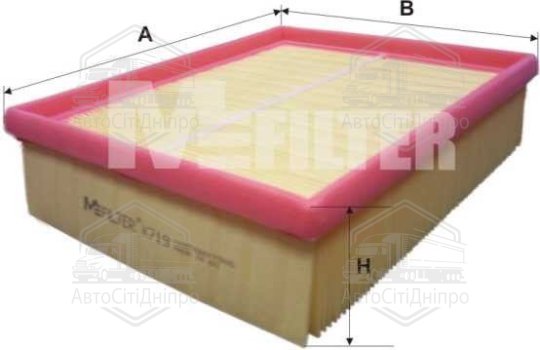 Фільтр повітряний Renault (вир-во M-Filter)