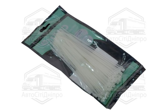 Хомут пластиковий 2,5 х160мм. білий (100шт) (Cofil)