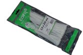 Хомут пластиковий 2,5 х200мм. білий (100шт) (Cofil)