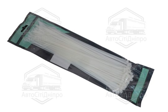 Хомут пластиковий 3,6 х300мм. білий (100шт) (Cofil)