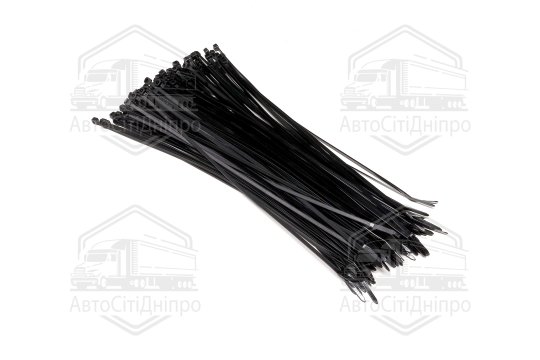 Хомут пластиковий 3,6 х300мм. чорний (100шт) (Cofil)
