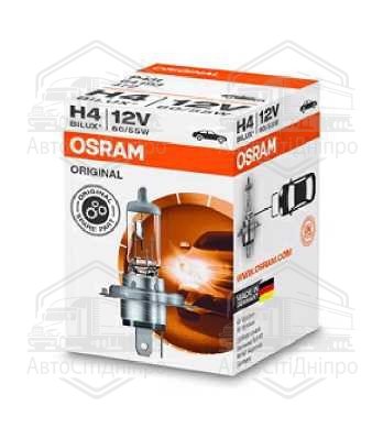 Лампа фарна H4 12v 60/55w P43t (вир-во OSRAM)
