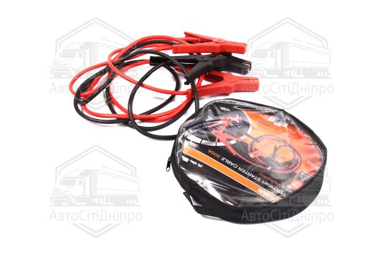 Провід прикурювання 300А, 3м, 16mm2, 6V/12V ?3,5L (вир-во OSRAM)