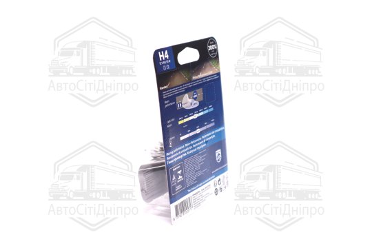 Лампа розжарювання H4 RacingVision GT200 +200 12V 60/55W P43t-38(вир-во Philips)