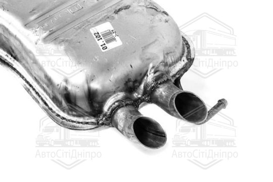 Глушник задн. VOLKSWAGEN GOLF IV 1.9 D (1997-2004) (вир-во Polmostrow)