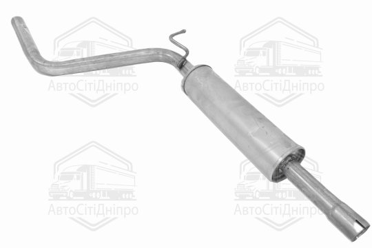 Глушник центр. VOLKSWAGEN CADDY III 1.4 (2004-10) (вир-во Polmostrow)