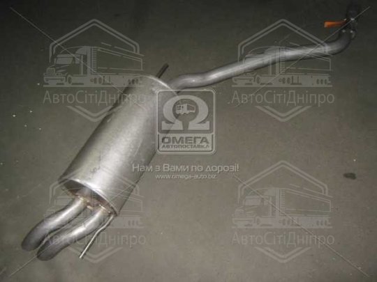 Глушник задн. VW TRANSPORTER T4 (вир-во Polmostrow)