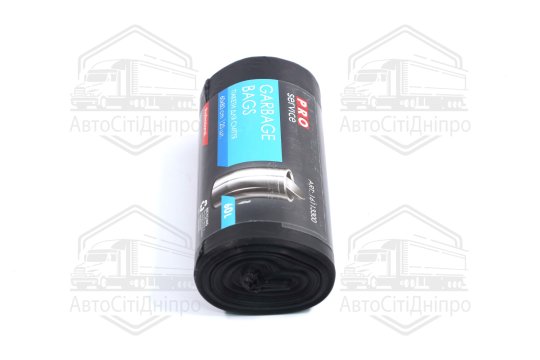 Пакети для сміття, 60*80, чорні, LD, 60л/20шт. PRO SERVICE